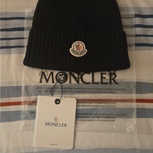 Moncler Classic Black Beanie